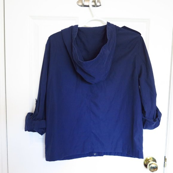 Forever 21 Navy Blue Wind breaker Jacket - Picture 4 of 5